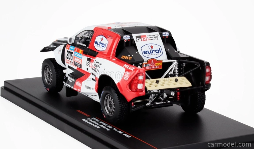 Ixo-models Toyota Hilux Pick-up Gr Dkr Team Gazoo Racing N 205 4. Rallye Dakar 2023 Giniel De Villiers - Dennis Murphy 1:43 Biela červená