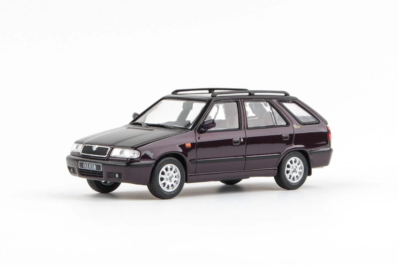 Abrex Škoda Felicia FL Combi (1998) 1:43 – fialová esprit metalíza – mystery
