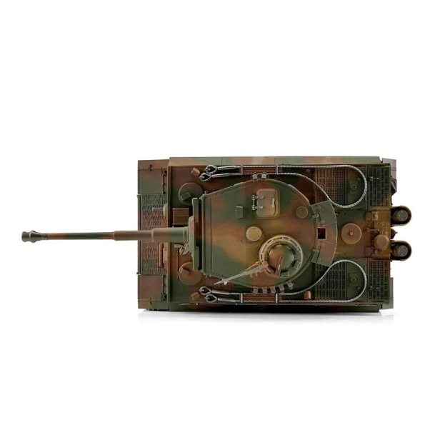 TORRO tank PRO 1/16 RC Tiger I stredná verzia viacfarebná kamufláž – infra IR – dym z hlavne