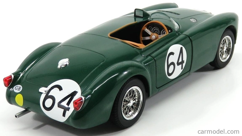 Triple9 MG Mga Ex182 S4 Team Mg Cars Ltd. N 64 24h Le Mans 1955 T.lund - H.waeffler 1:18 Britská Závodní Zelená