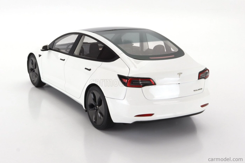 Ls-collectibles Tesla Model 3 2021 1:18 Perleťově Bílá Met
