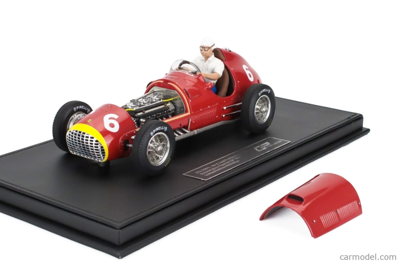 Gp-replicas Ferrari F1  375 N 6 2nd Spanish Gp (with Pilot Driver) 1951 Jose Froilan Gonzalez 1:18 Red