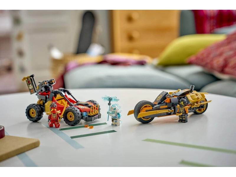 LEGO Ninjago - Kombinovatelná vozidla Kaie a Colea