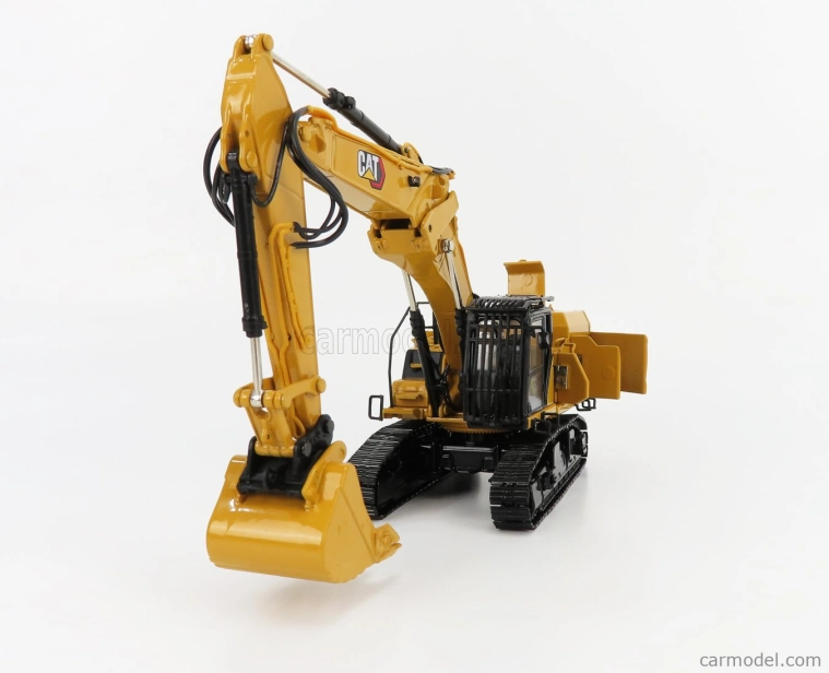 Dm-models Caterpillar Cat352 Escavatore Cingolato - Ultra High Demolition Hydraulic Excavator 1:50 Yellow Black