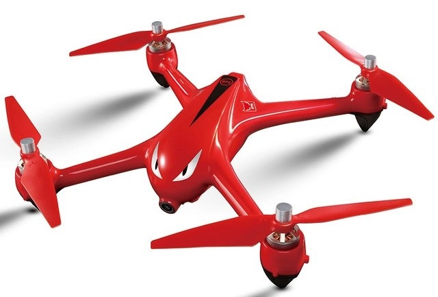 Dron MJX Bugs 2 brushless, červená