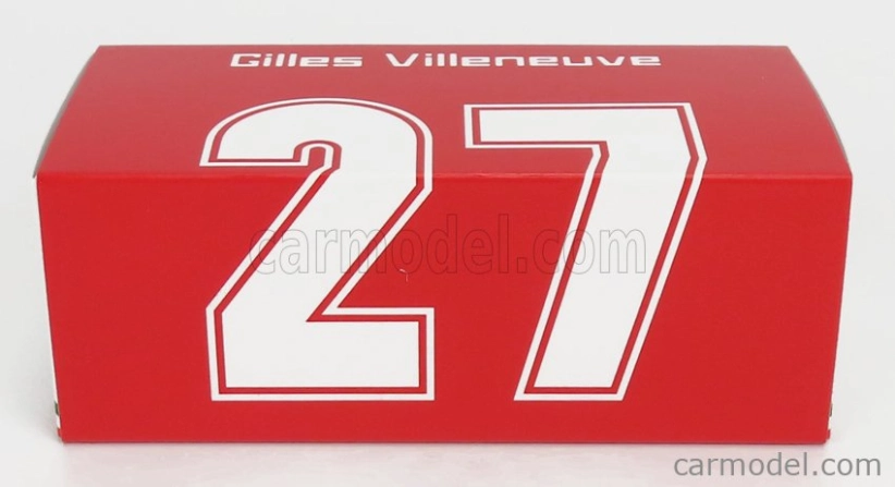 Brumm Ferrari F1 312t5 N 2 Monaco Gp 1980 Gilles Villeneuve 1:43 červená