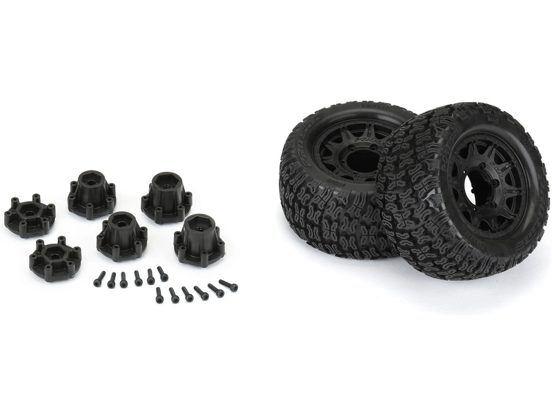 Pro-Line kolo s pneu 1:10 Bonesaw 2.8", H12/H14 disk černý (2)