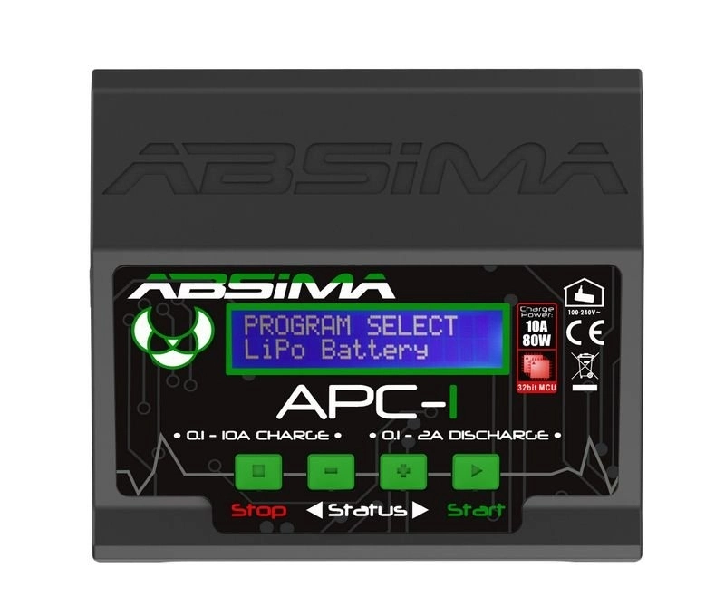 Nabíjačka Absima APC-1 NiMH/LiPo/LiFe 10A 80W 12/220V
