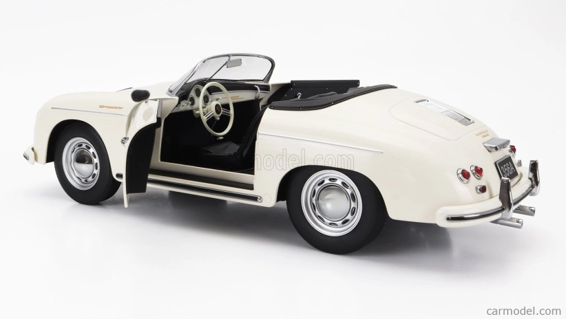 Porsche 356a Speedster 1955 v mierke 1:12 biely