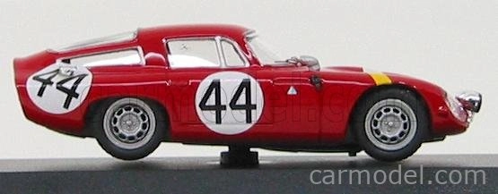 Najlepší model Alfa romeo Tz 1 Sebring N 44 Le Mans 1965 Koob - Finchel 1:43 Red