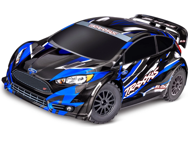 RC auto Traxxas Ford Fiesta 1:10 2BL 4WD RTR, modrá