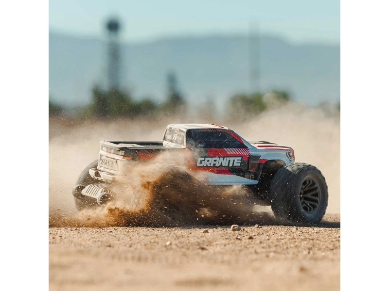 RC auto Arrma Granite 223S BLX 1:10 4WD RTR DSC, červená