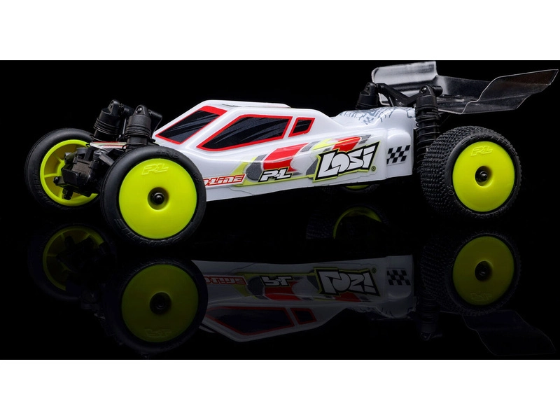RC auto Losi Micro-B 1:24 RTR, strieborné