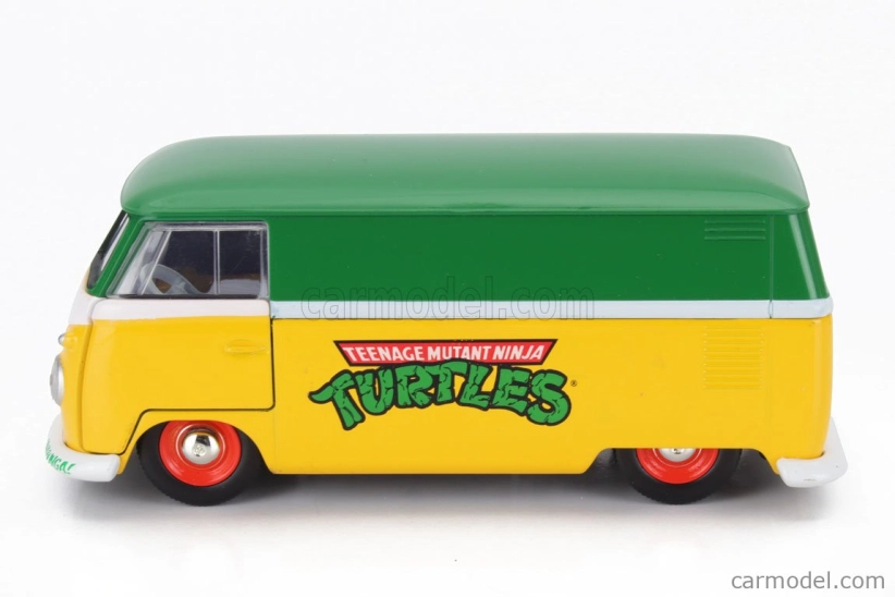Jada Volkswagen T1 Van 1962 - Ninja Turtles - Tartarughe Ninja 1:32 Černá Zelená