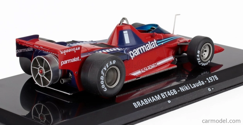 Edicola Alfa romeo F1 Brabham Bt46b Parmalat N 1 Sezóna 1978 Niki Lauda - blister 1:24 červená