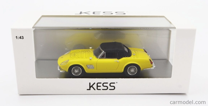 Kess-model Modena 250gt California Spider uzavretý 1961 1:43 žltá čierna