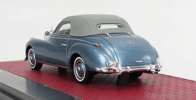 Matrix scale models Mercedes benz 220a (w187) Wendler Cabriolet Closed 1952 1:43 Light Blue Met Grey