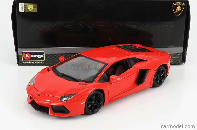 Bburago Plus Lamborghini Aventador LP 700-4 1:18 oranžová metalíza