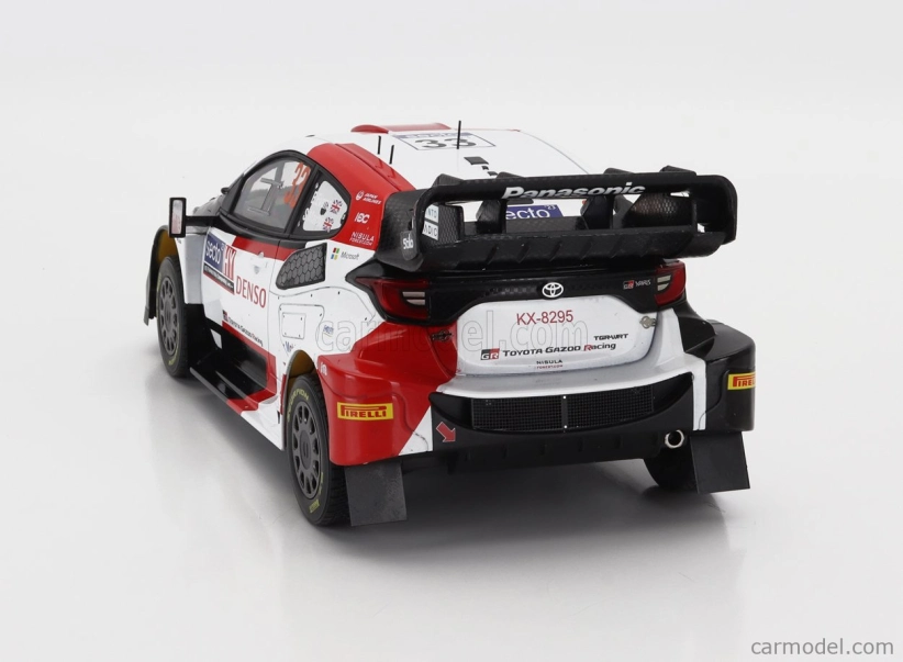 Ixo-models Toyota Yaris Gr Hybrid Rally1 Team Toyota Gazoo Racing Wrt N 33 Winner Rally Finland 2023 Elfyn Evans - Scott Martin 1:18 Bílá Červená Černá