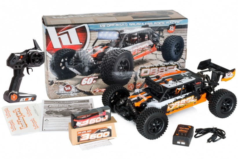 RTR piesočná Buggy SL 4wd oranžová vrátane LiPo súpravy a nabíjačky