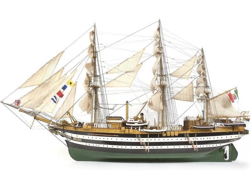 OCCRE Amerigo Vespucci 1:100 + plachty Kit