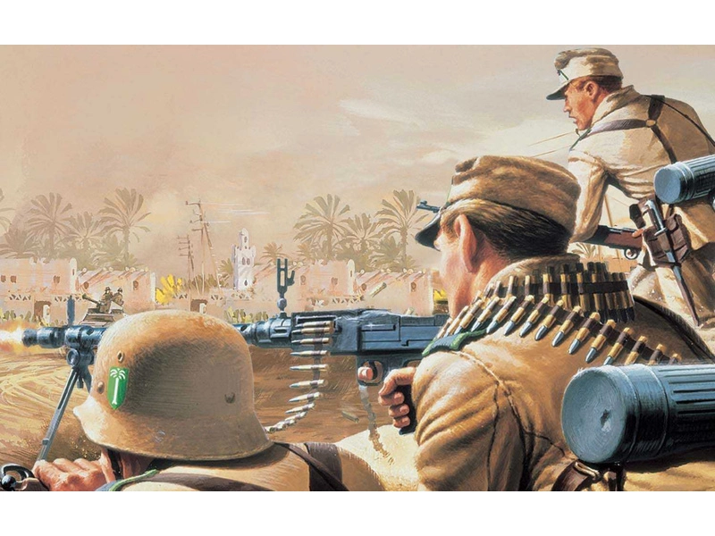 Airfix figúrky – WWII Afrika Korps (1:76) (Vintage)