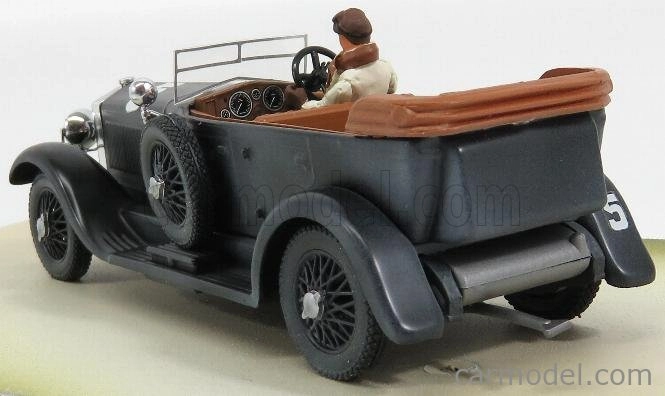 Rio-models Isotta fraschini Torpedo 8a Cabriolet N 5 Mille Miglia 1927 Maggi - Maserati - s obrázkom - 90. výročie Mille Miglia 1:43 Black