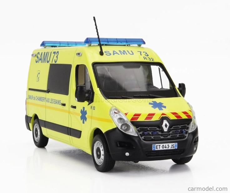 Norev Renault Master Van Samu Ambulance 2014 1:43 Žlutá