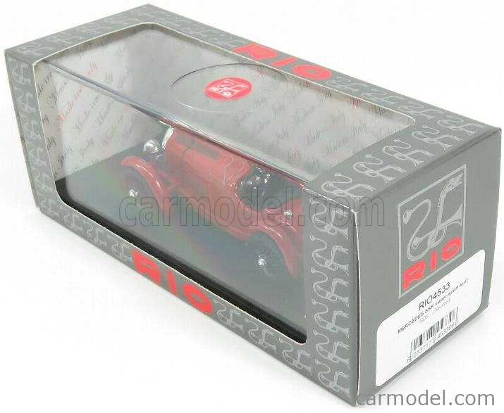 Rio-models Mercedes benz Ssk Super Sport Kurz 1928 1:43 Red
