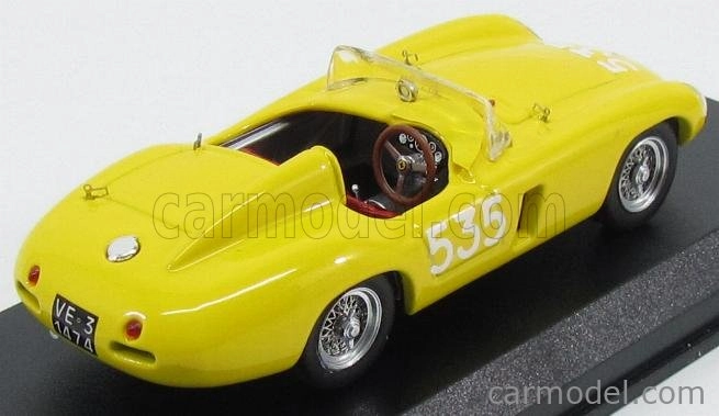 Art-model Ferrari 500 Mondial Spider N 535 Mille Miglia 1956 G.casarotto 1:43 Yellow
