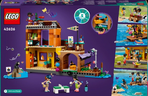 LEGO Friends - Dobrodružný tábor s vodnými športmi