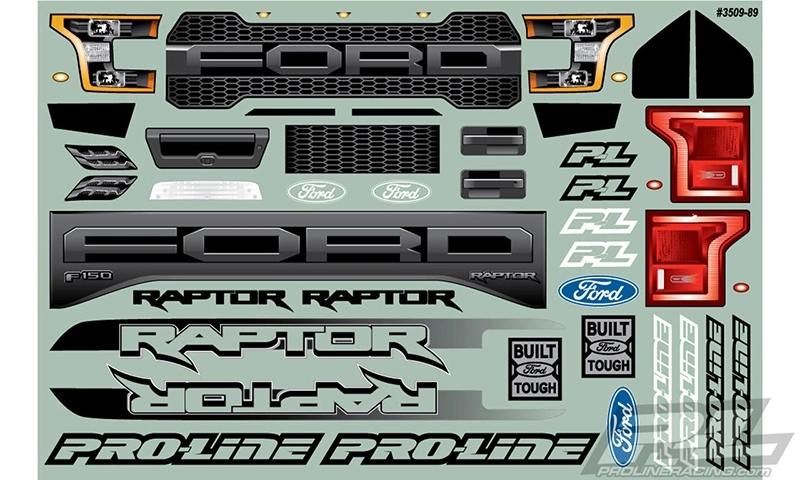 Karoserie čirá 2017 Ford F-150 Raptor