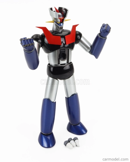 Robot Bandai Metal - Mazinga Z - Gx-105 Postavička Mazinger Z Robot - Kaku Shin Modrá Strieborná Červená Čierna