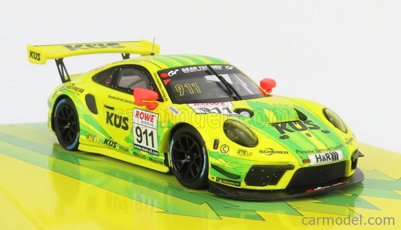 Minichamps Porsche 911 991-2 Gt3 R Team Manthey Racing N 911 1:43, žlutá