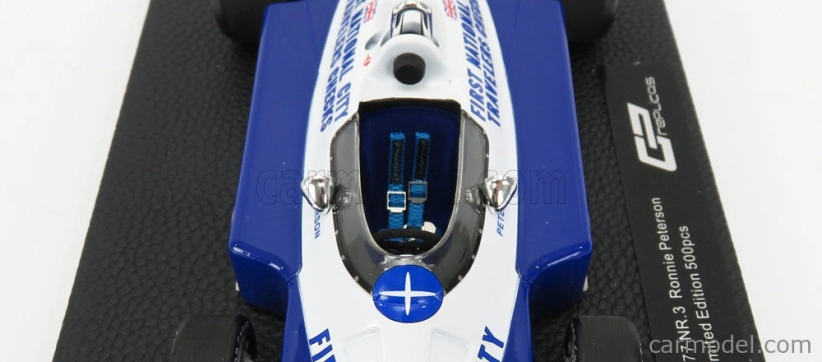 Gp-replicas Tyrrell F1  P34/2 Elf Ford Six Wheels N 3 Season Gp 1977 R.peterson 1:18 Modrá Bílá