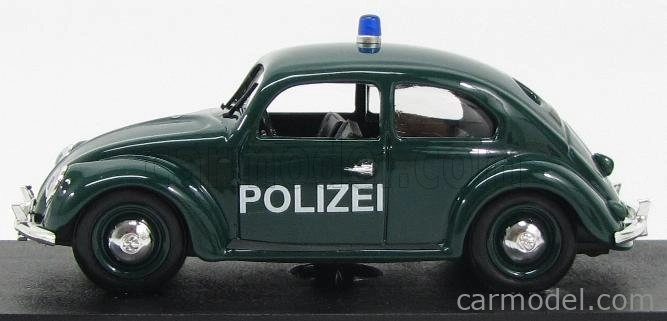 Rio-models Volkswagen Beetle Polizei Police 1953 1:43 Zelená