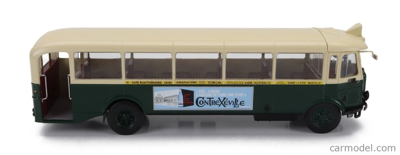 Edicola Renault Tn4-h C2 Bus Banlieue Francúzsko 1946 1:43 Zelená krémová
