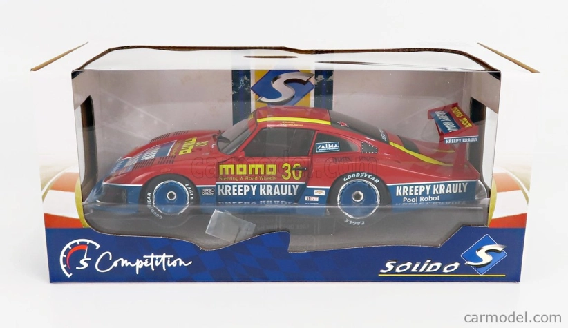 Solido Porsche 935 Moby Dick N 6h Mid Ohio 1983 1:18 Červená modrá