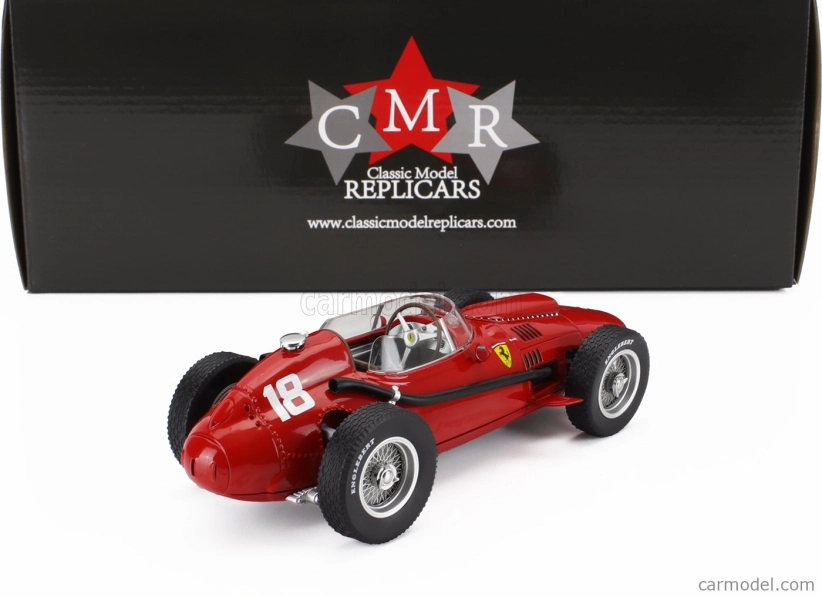 Cmr Ferrari F1 Dino 246 N 18 3rd Italian Gp Monza 1958 P.hill 1:18 Red