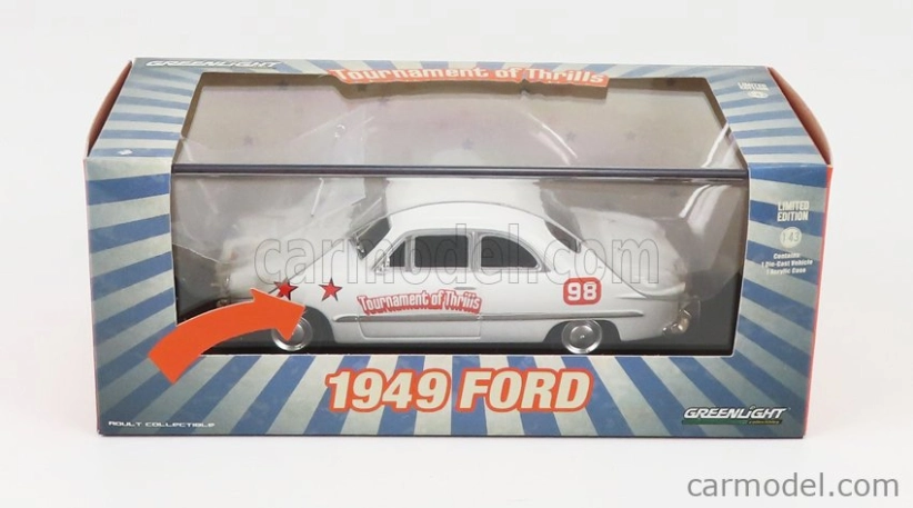 Greenlight Ford usa 1949 Thrills Thrills Show Car 1:43 White
