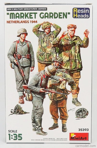Miniart Príslušenstvo Market Garden Holandsko Vojenský 1944 1:35 /
