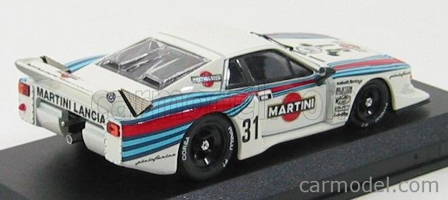 Najlepší model Lancia Beta Montecarlo Martini Nurburgring 1981 N 31 De Cesaris 1:43 White