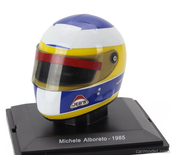Edicola Helma F1 Casco Helma Michele Alboreto 156-85 Team Ferrari Sezóna 1985 1:5 Žltá modrá biela