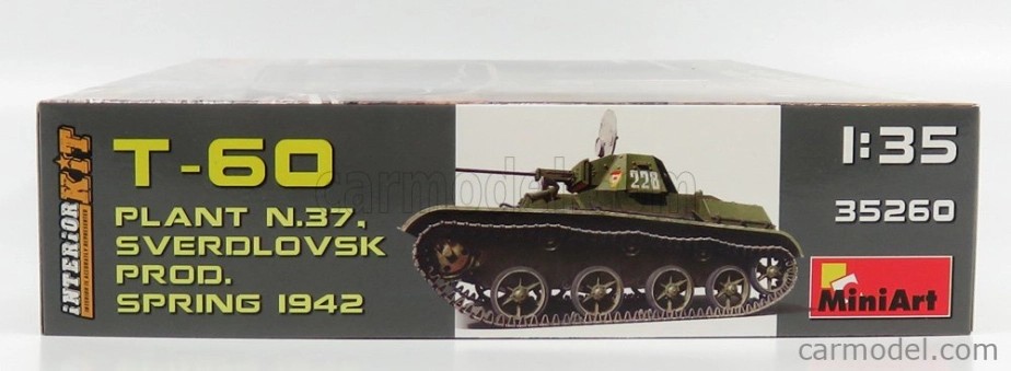 Miniart Krupp T-60 Tank Sverdlovsk Spring 1942 1:35 /