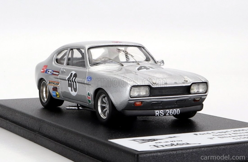 Trofeu Ford england Capri 2600 Rs N 40 3. Silverstone 1971 Gerry Birrel 1:43 Strieborný