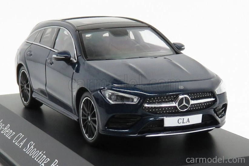 Spark-model Mercedes benz Cla-class Shooting Brake (x118) 2019 1:43 Denim Blue Met