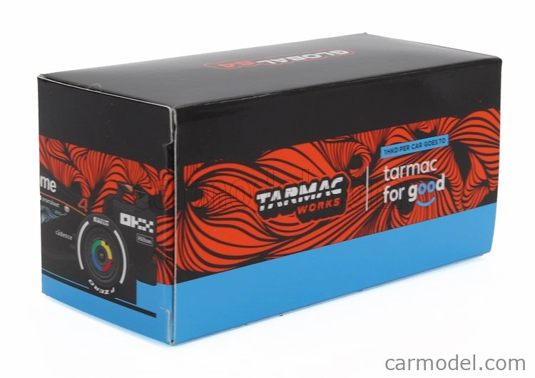 Tarmac Mclaren F1 Mcl36 Team Mclaren N 4 Abu Dhabi Gp 2022 Lando Norris 1:64 Oranžová Světle Modrá