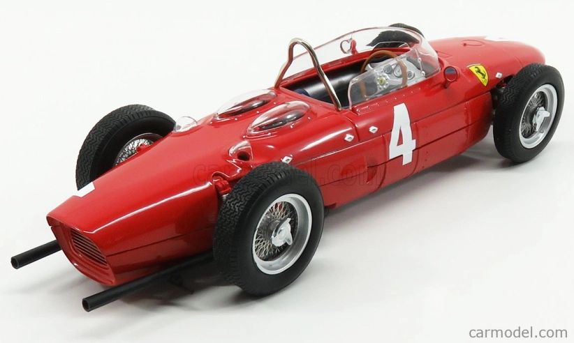 Cmr Ferrari F1 Dino 156 Sharknose N 4 World Champion Winner Belgian Gp Phil Hill 1961 1:18 Red