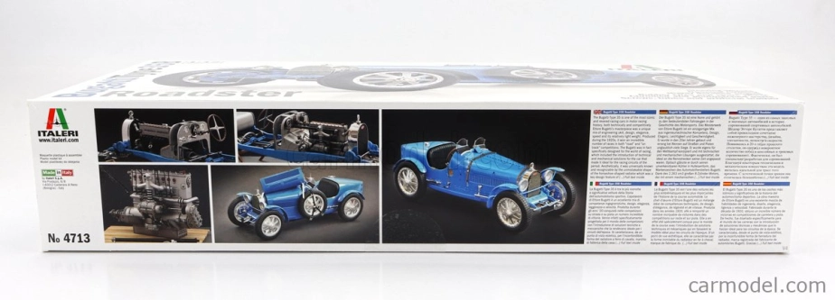 ROZBALENO-Italeri Bugatti Type 35b Roadster 1927 1:12 /