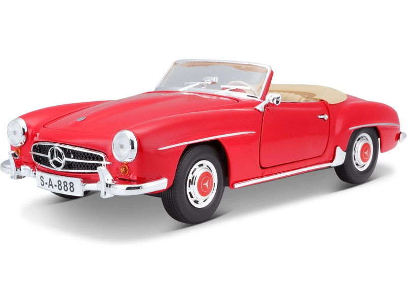 Maisto Mercedes-Benz 190SL 1955 1:18 červená
